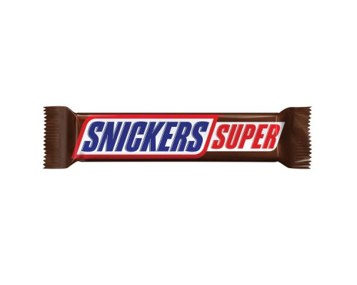 Шок.батончик "Snickers" Super 80г (2*40г) с жар.арахисом 