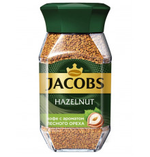 Кофе JACOBS Hazelnut с ароматом лесного ореха, растворимый, сублимированный, 95 г