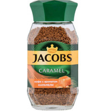 Кофе JACOBS Caramel с ароматом карамели, растворимый сублимированный, 95 г 