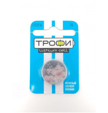Элементы питания "Трофи" литиевый СR2025 3V 1шт