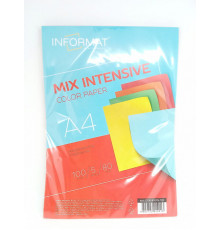 Бумага"Intensive"цвет. для оф. техники 100л А4 (5 цветов) 
