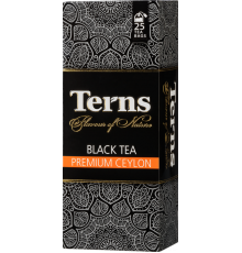 Чай TERNS черный, цейлонский, байховый, в пакетиках, Шри-Ланка, 45 г (25*1,8 г) 