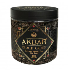 Чай AKBAR Black Gold черный, байховый, крупнолистный, Россия, 100 г