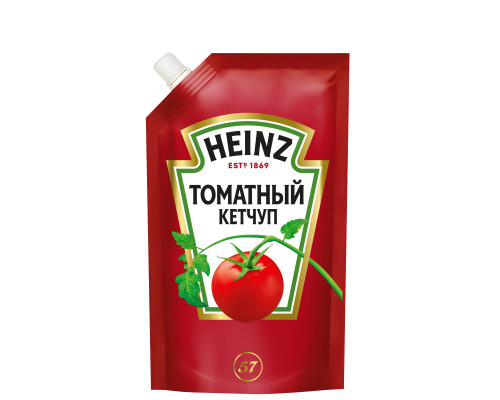 Кетчуп "Хайнц" 320г томатный дой-пак 