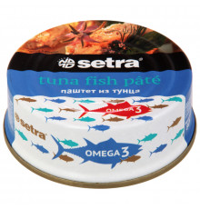Паштет SETRA из филе тунца, консервы рыбные, Словения, 80 г