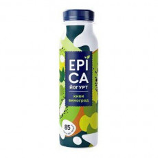 Йогурт питьевой EPICA киви-виноград 2,5%, без змж, Россия, 260г