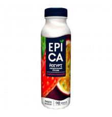 Йогурт питьевой EPICA клубника-маракуйя 2,5%, без змж, Россия, 260г
