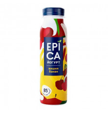 Йогурт питьевой EPICA вишня-банан 2,5%, без змж, Россия, 260г