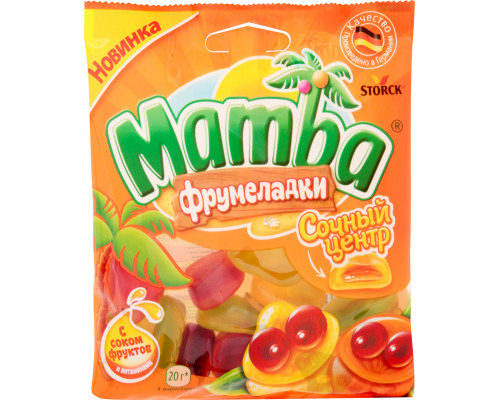 Мармелад MAMBA Фрумеладки Сочный центр, Германия, 70 г