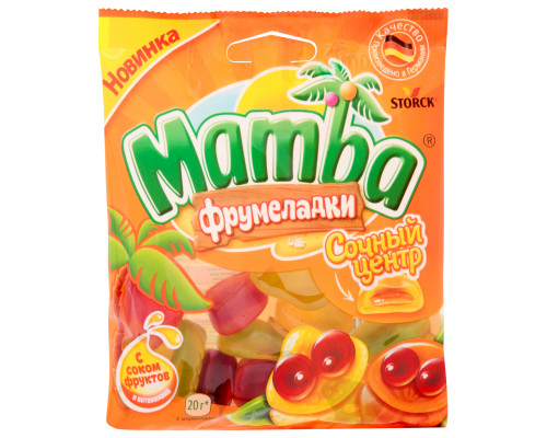 Мармелад MAMBA Фрумеладки Сочный центр, Германия, 70 г