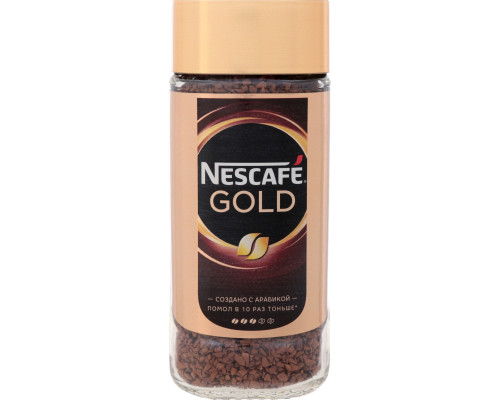 Кофе NESCAFE Gold раствормый, сублимированный, Россия, 95 г