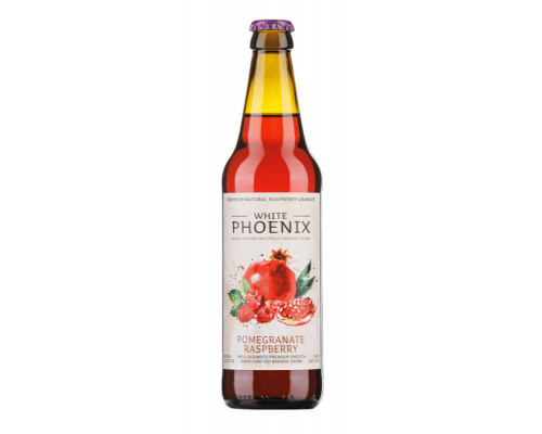 Медовуха "White Phoenix" 0,45л Гранат-Малина 5,6% фил.неп. ст/б
