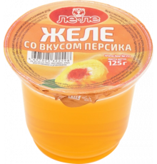 Желе ЛЕ-ЛЕ со вкусом персика, Россия, 125г