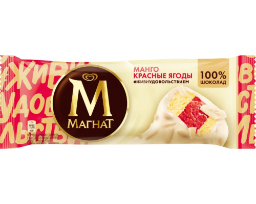 Мороженое МАГНАТ 74г Эскимо сливочное Манго-Красные ягоды БЗМЖ