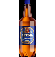 Пиво "Витязь Ульяновское"1,3л светлое пастер.фильтр.4,5% пл/б