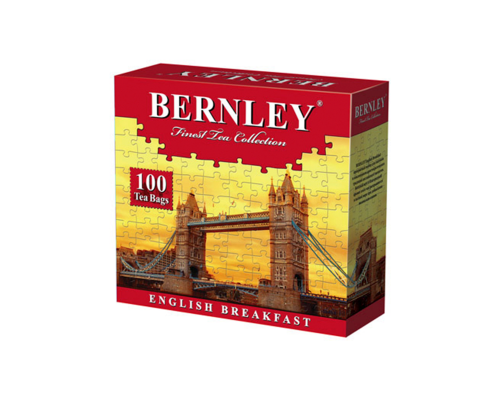 Чай BERNLEY English Breakfast черный байховый, Россия, 200 г (100*2 г) 