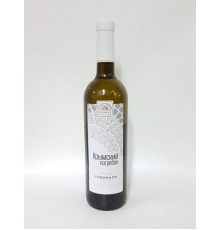 Вино"Совиньон"0,75л белое сухое 10-12% ТМ"Kрымский погребок" 