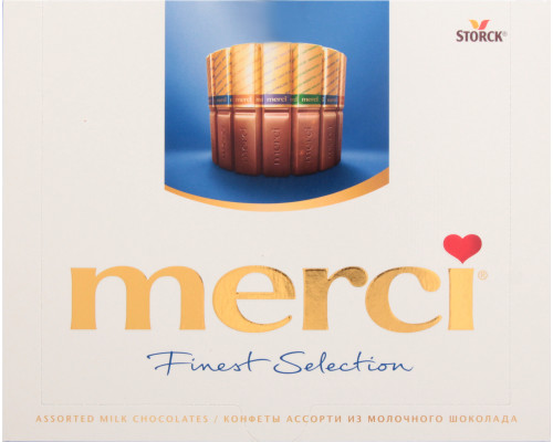 Набор конфет "Merci" 250г Finest Selection ассорти (4 вида) 
