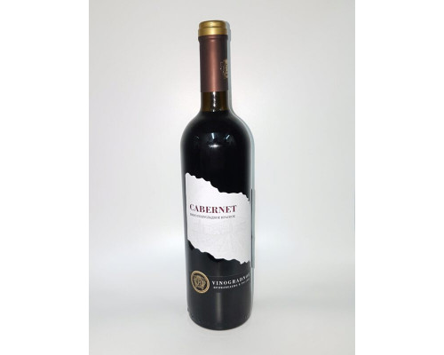 Вино "Каберне" 0,75л п/сл красное 10-12% 