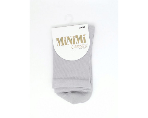 Носки женские"MiNiMi"COTONE разм.35-38(23-25) свет.-серый