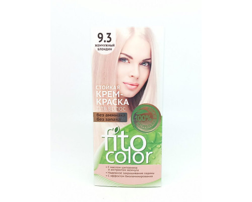 Крем-краска"Fito Color"д/волос стойкая Тон 9.3 жемч.блондин 