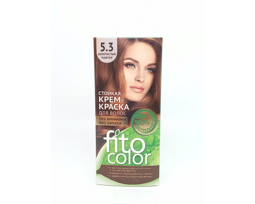 Крем-краска"Fito Color"д/волос стойкая Тон 5.3 золот.каштан 