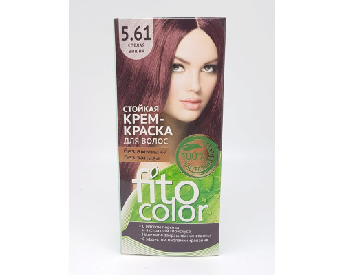 Крем-краска"Fito Color"д/волос стойкая Тон 5.61 спелая вишня 