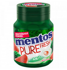 Жевательная резинка MENTOS Mentos Pure Fresh со вкусом арбуза, Россия, 54 г 