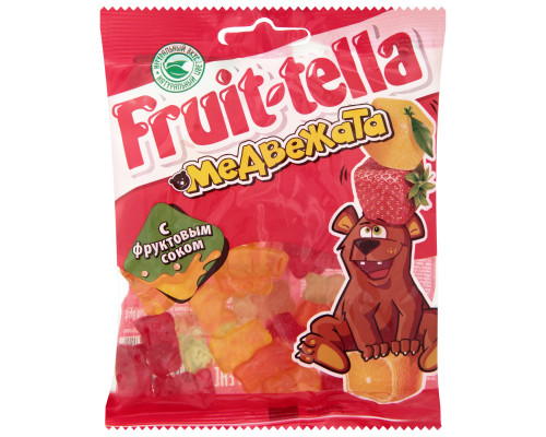 Мармелад жевательный FRUIT-TELLA Медвежата, Россия, 70 г