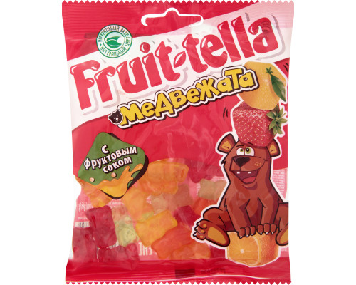 Мармелад жевательный FRUIT-TELLA Медвежата, Россия, 70 г