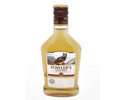 Виски зерновой "Фоулерс" 0,25л 40% 