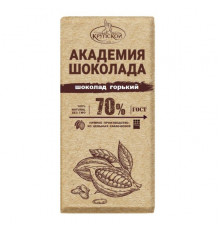 Шоколад горький "Академия шоколада" 85г 70%какао м/у 