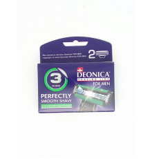 Сменные кассеты Deonica 3 FOR MEN для бритья 2шт 