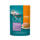 Корм консервированный для кошек с чувствительным пищеварением PURINA ONE Курица высокого качества с морковью, полнорационный, Россия, 75г