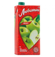 Напиток сокосодержащий ЛЮБИМЫЙ яблочный, Россия, 1,93л 