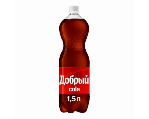 Напиток ДОБРЫЙ Кола сильногазированная, Россия, 1,5 л