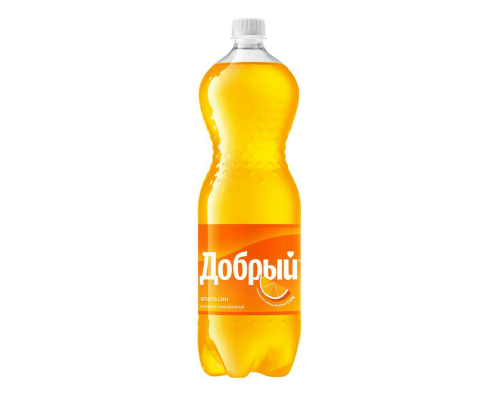 Напиток безалкогольный ДОБРЫЙ Апельсин с витамином С, сильногазированный, Россия, 1,5л
