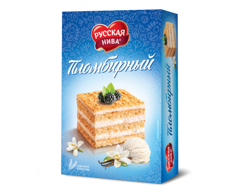 Торт "Пломбирный" 300г бисквитный тв/у 