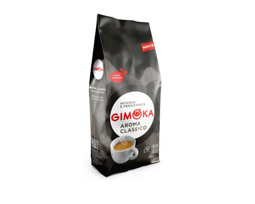 Кофе GIMOKA aroma classico black жареный в зернах, Италия, 1000 г