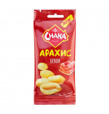 Арахис CHAKA обжаренный соленый со вкусом бекона, Россия, 50 г