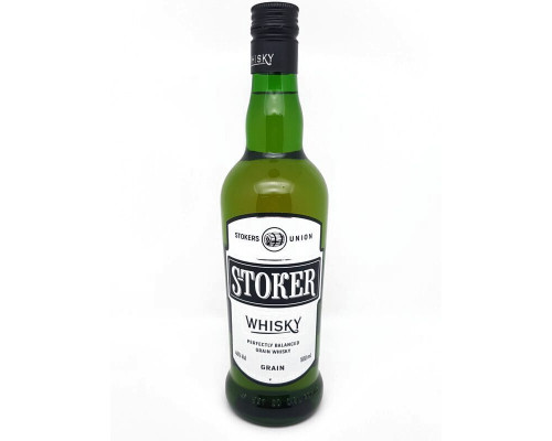 Виски зерновой "Стокер" 0,5л трехлетний 40% 