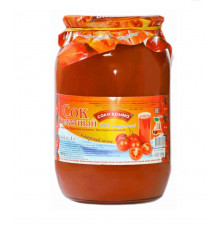 Сок "Соки Крыма" 1л томатный с мякотью,с мор.солью ст/б