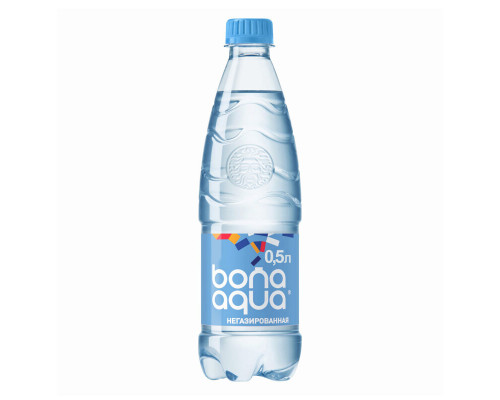 Вода питьевая BONAAQUA негазированная, Россия, 0,5 л 