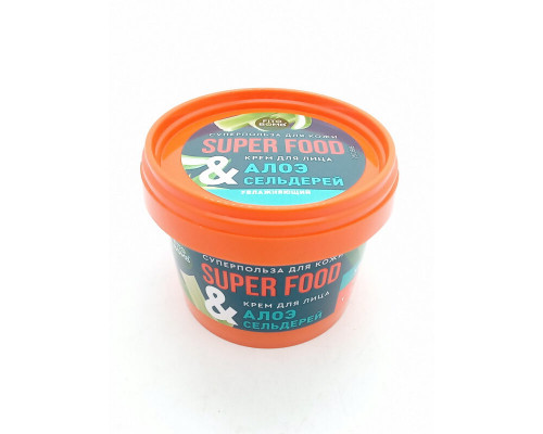 Крем для лица "SUPER FOOD" 100мл Алоэ & сельдерей увлажн.