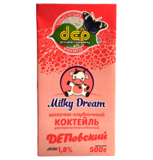 Коктейль молочно-клубничный "Milky Dream" 500г ультрап.1,8% 
