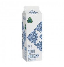 Молоко 2,5% пастеризованное Тотемский маслозавод Вологодское БЗМЖ, 950 мл