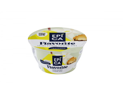 Десерт творожный EPICA Flavorite груша-ваниль-грецкий орех 8,0%, без змж, Россия, 130г