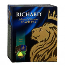 Чай "Richard" 200г (100*2г) King's Tea №1 черный байховый,цейлонский,кенийский и танзанийский,Россия