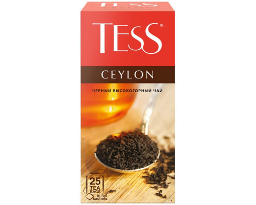 Чай TESS Хай Цейлон черный байховый цейлонский (1820-15), Россия, 100г