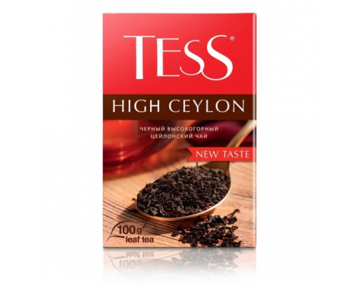 Чай TESS Хай Цейлон черный байховый цейлонский (1820-15), Россия, 100г